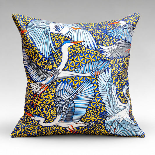 Herons & Great Egrets Soft Velvet Cushions