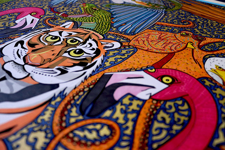 Third Eyed Jungle Original Drawing