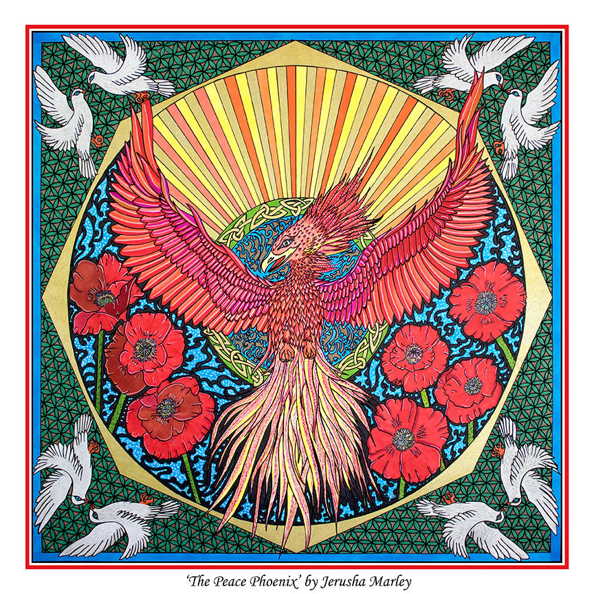 The Peace Phoenix Poster Print