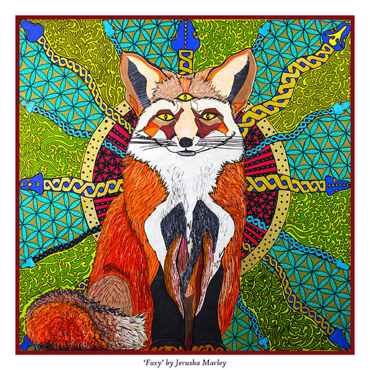 Foxy Poster Print