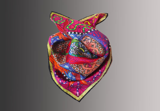 The Divine Feminine 45cm Silk Scarf