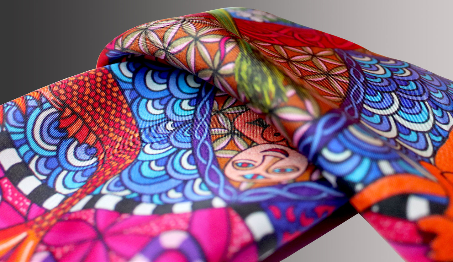 The Divine Feminine 45cm Silk Scarf