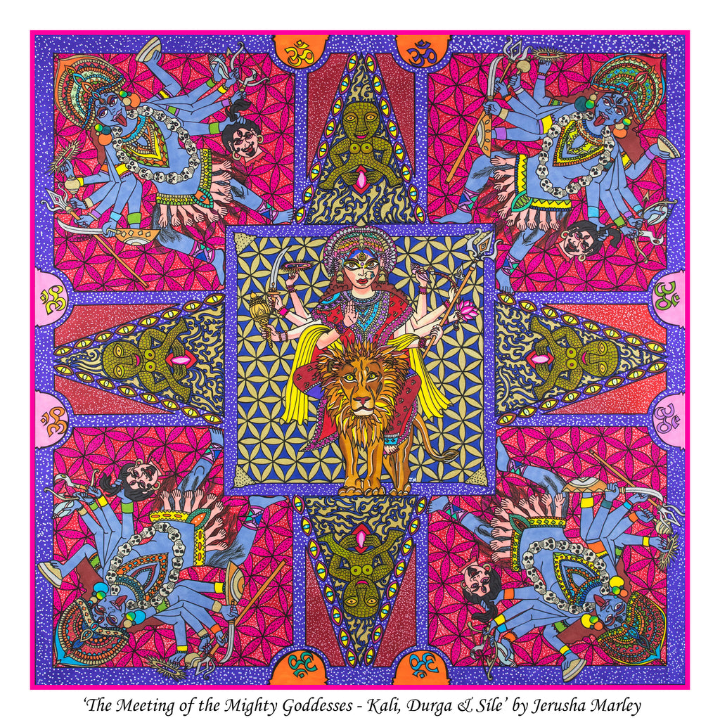 The Meeting Of The Mighty Goddesses Poster Print