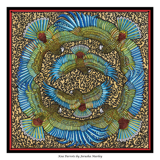 Kea Parrots Poster Print