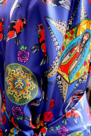 Mary Magic Pure Silk Twill Fabric
