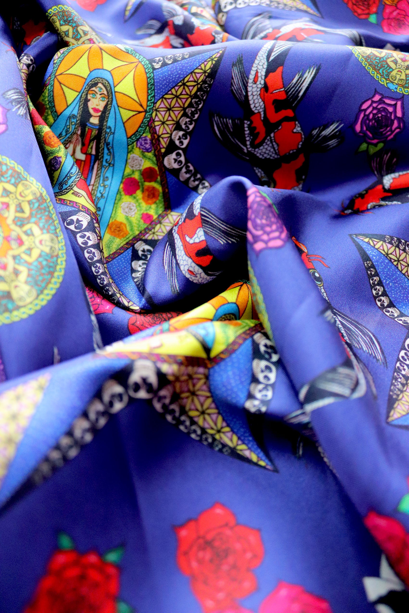 Mary Magic Pure Silk Twill Fabric