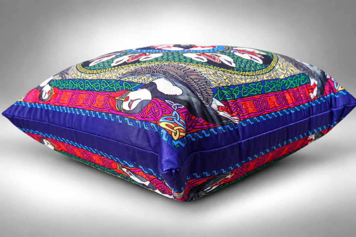 Puffin Magic Soft Velvet Cushion Cover