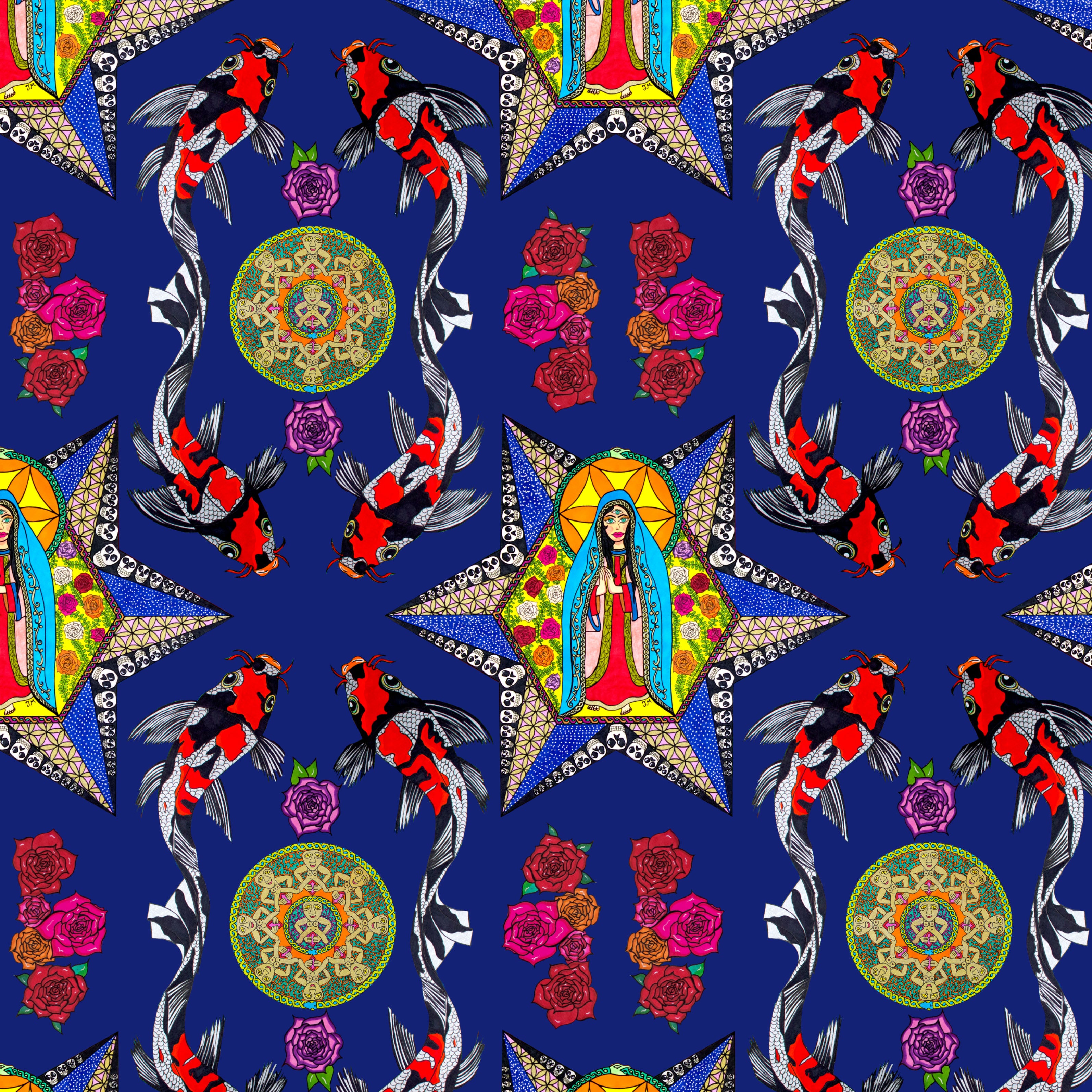 Mary Magic Pure Silk Twill Fabric