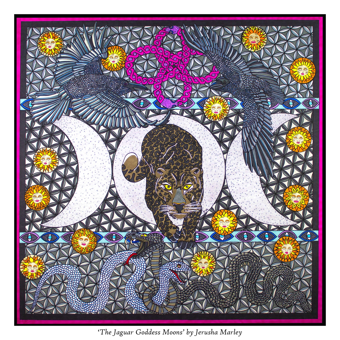 The Jaguar Goddess Moons Poster Print