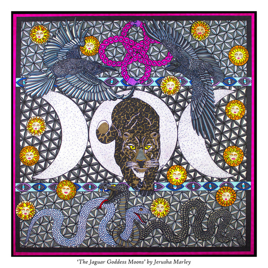 The Jaguar Goddess Moons Poster Print