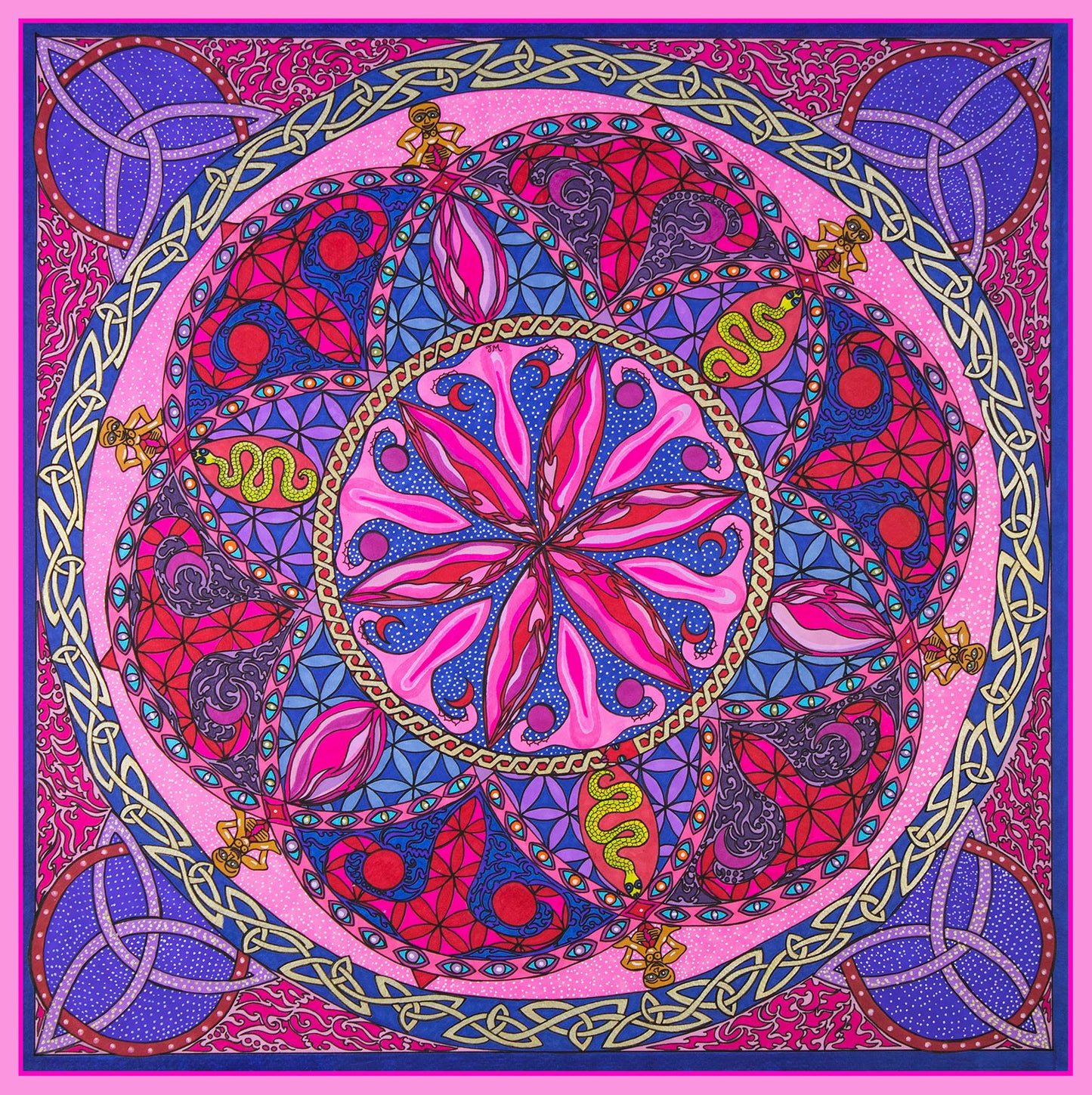 Womb Wisdom 45cm Silk Scarf