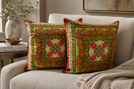 Claddagh Velvet Cushion Cover