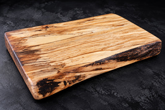 Large Spalted Beech Live Edge Chopping Board