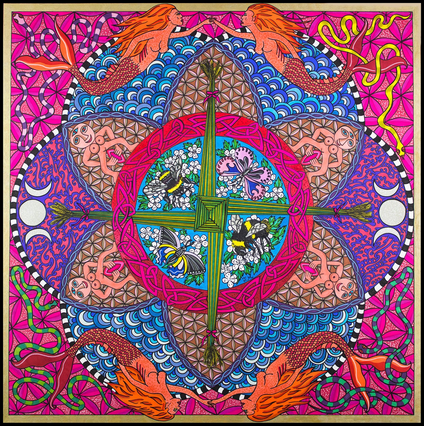 The Divine Feminine 45cm Silk Scarf