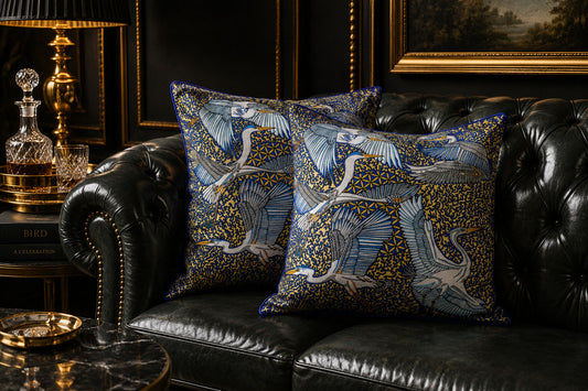 Herons & Great Egrets Soft Velvet Cushions