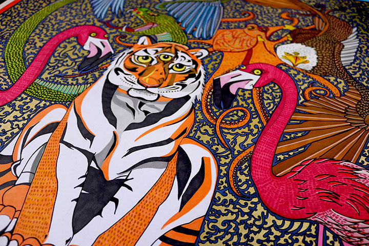 Third Eyed Jungle Original Drawing