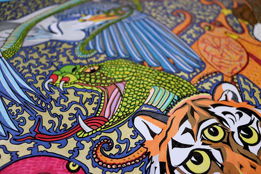 Third Eyed Jungle Original Drawing