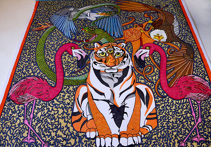 Third Eyed Jungle Original Drawing