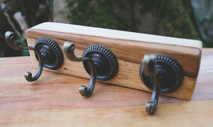 Spalted Beech Key Hook