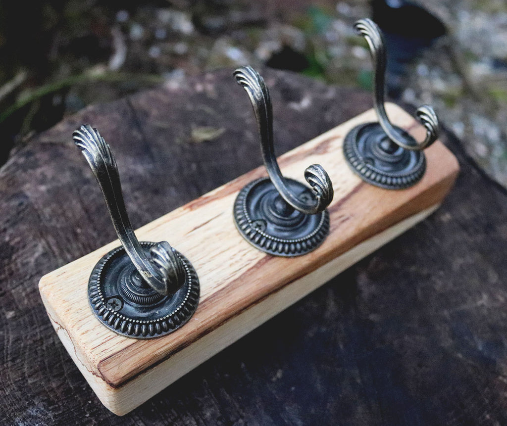 Spalted Beech Key Hook