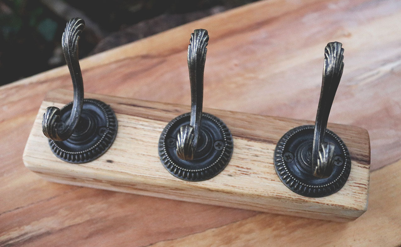 Spalted Beech Key Hook