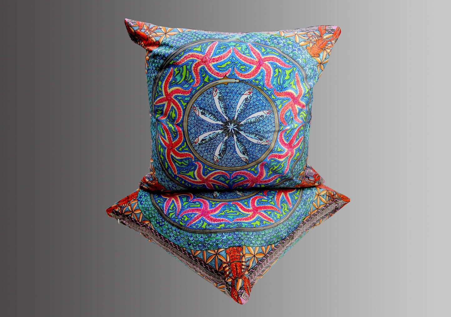 Ocean Love Soft Velvet Cushion Cover
