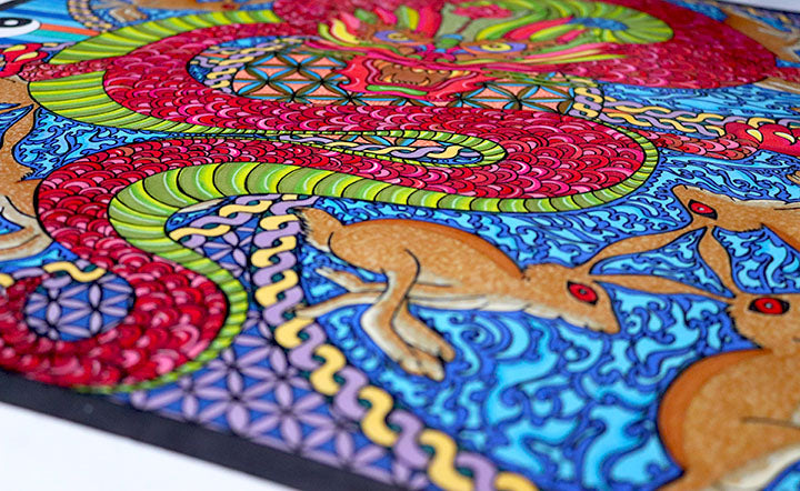 Dragon Magic Original Drawing