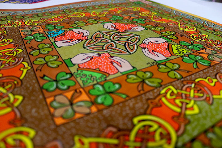 Irish Love Original Drawing