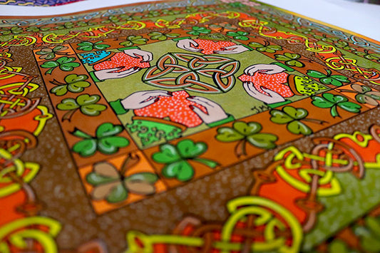 Irish Love Original Drawing