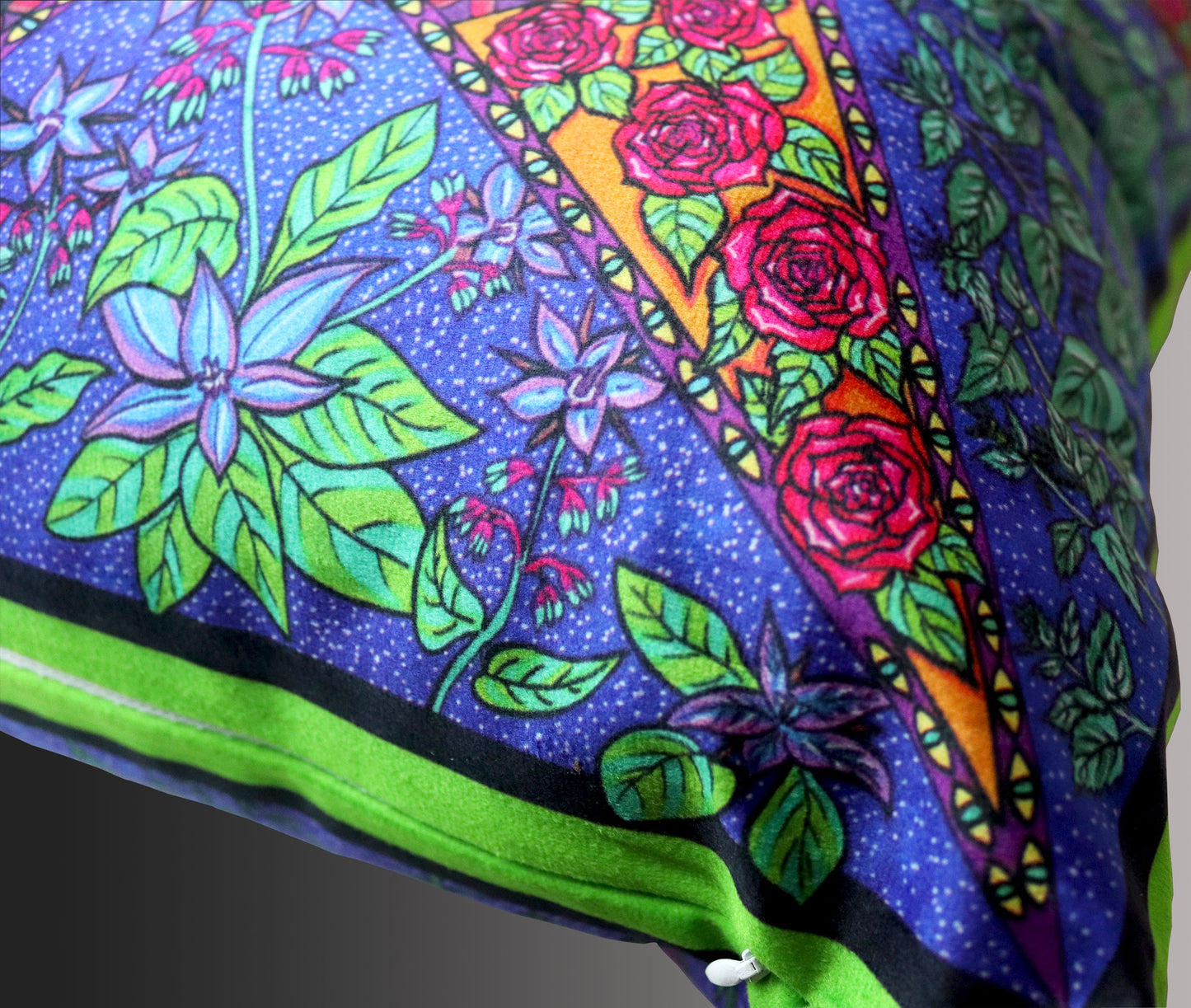 Poisonous Plant Medicine Soft Velvet Cushion Cover