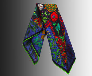 Poisonous Plant Medicine 45cm Silk Scarf