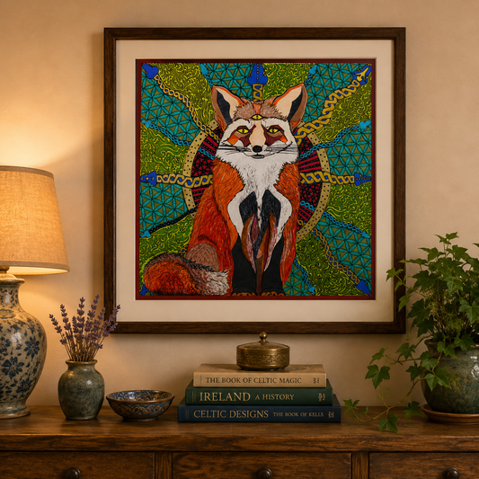 Foxy Poster Print