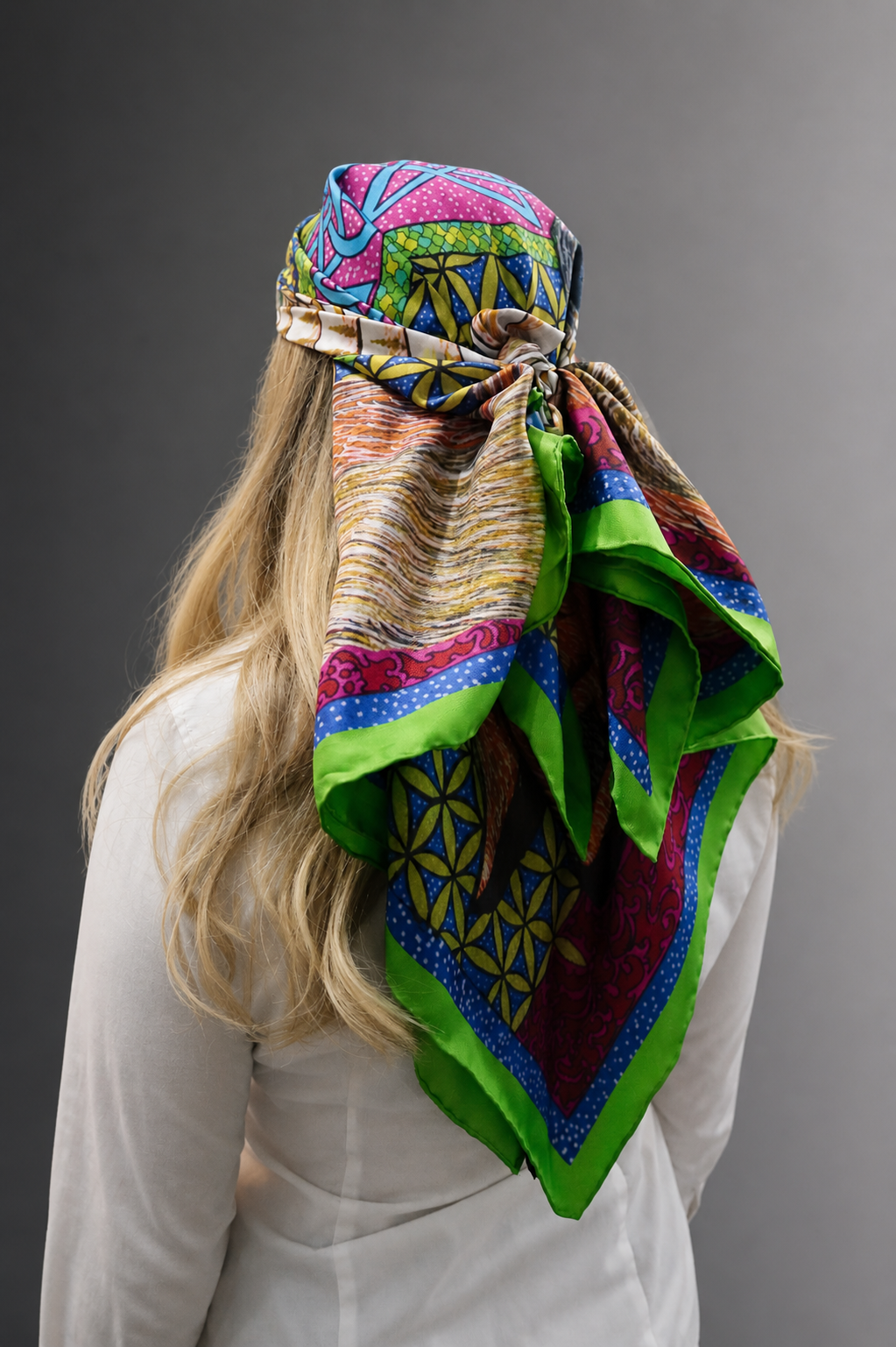 Fox & Owl Magic Silk Scarf 98cm