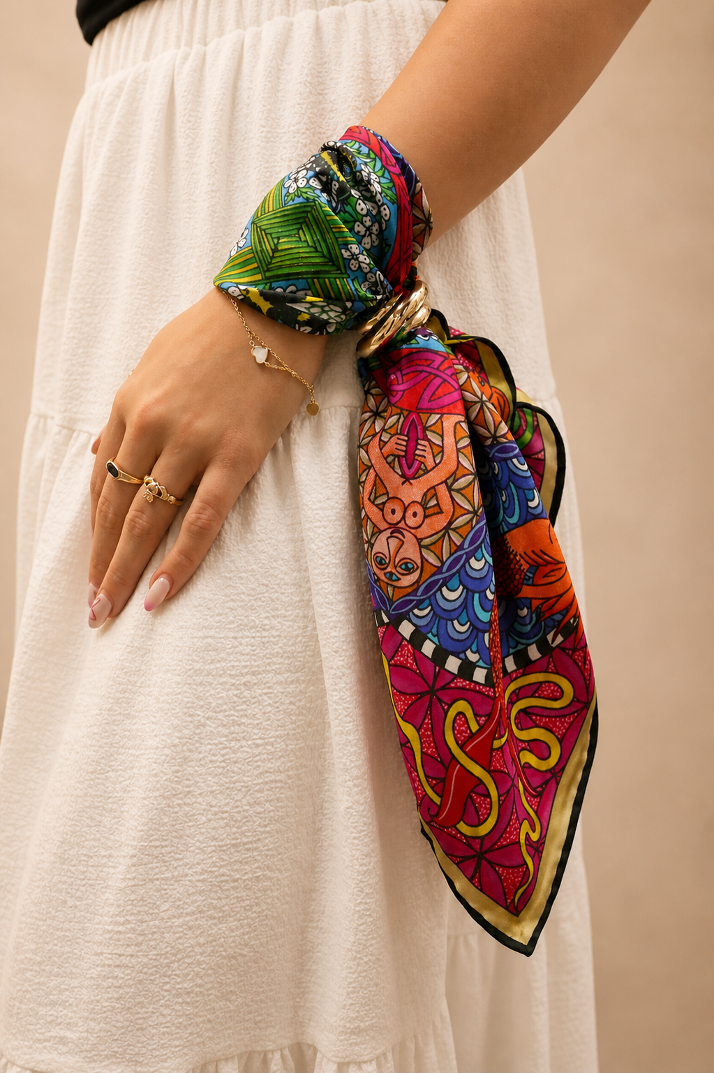 The Divine Feminine 45cm Silk Scarf