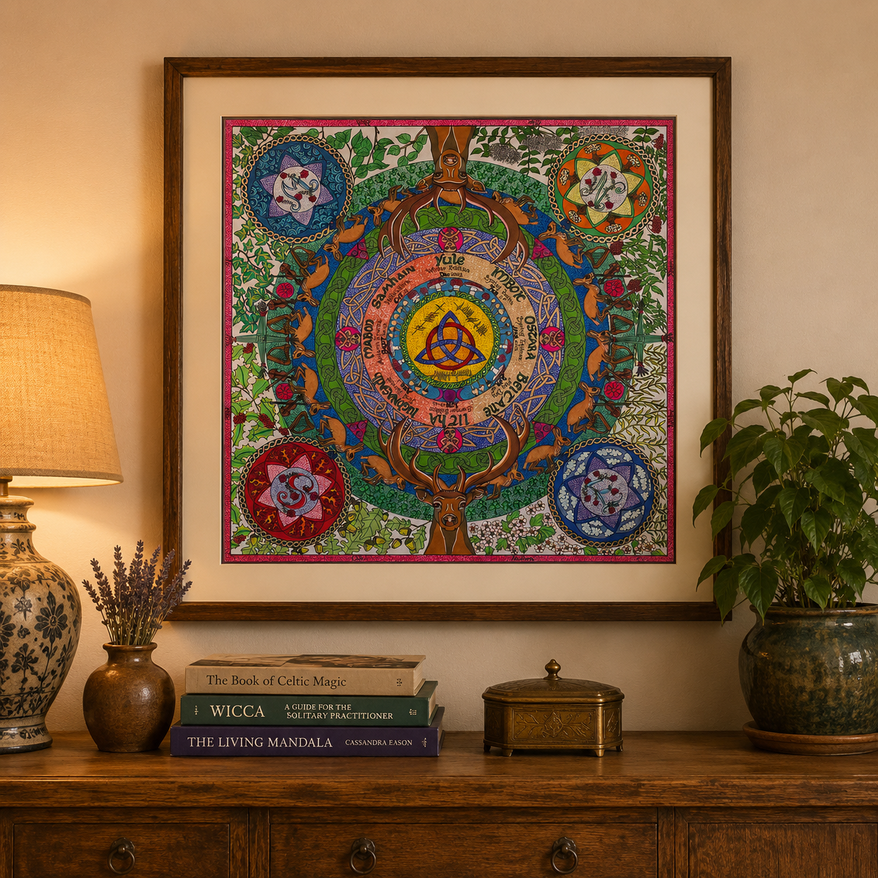 Celtic Medicine Wheel Poster Print