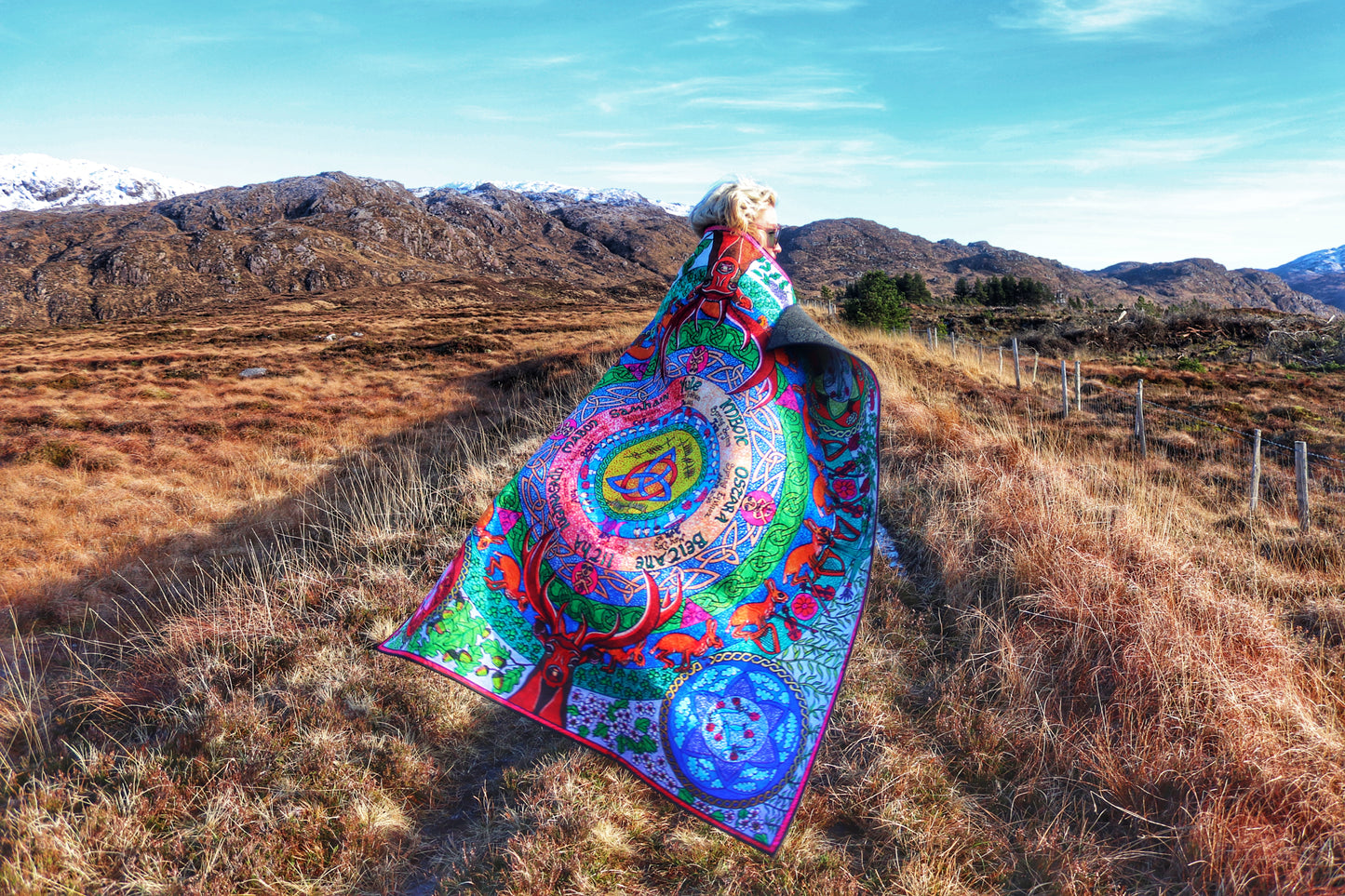 Celtic Medicine Wheel Rug