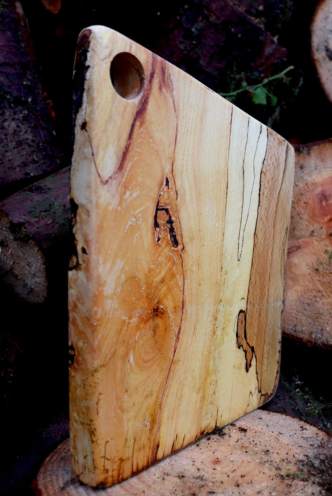 Spalted Beech Chopping Block