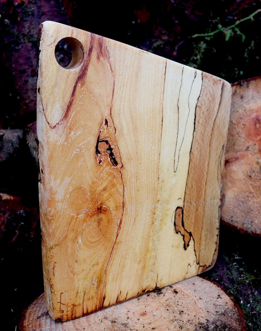 Spalted Beech Chopping Block