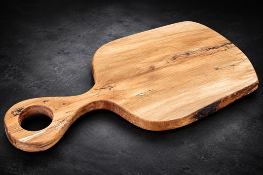 Spalted Beech Chopping Board with Round Hanging Handle