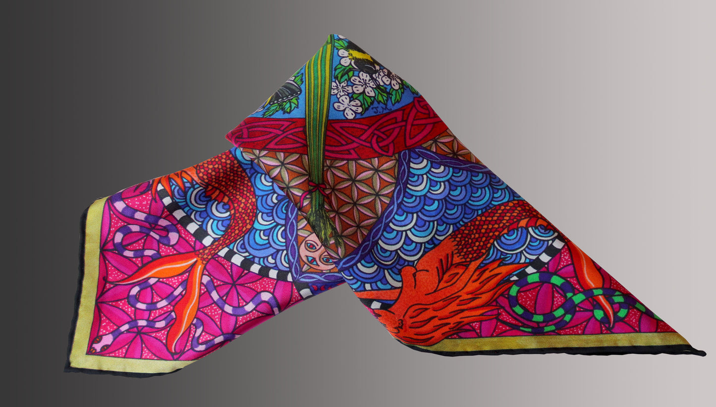 The Divine Feminine 45cm Silk Scarf