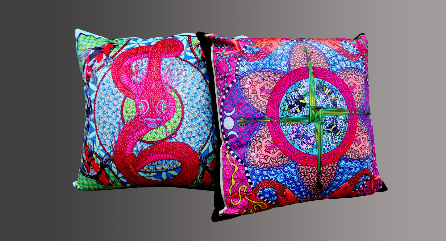 The Divine Feminine Velvet Cushion Cover