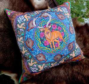 Love Magic Pure Silk Cushion Cover